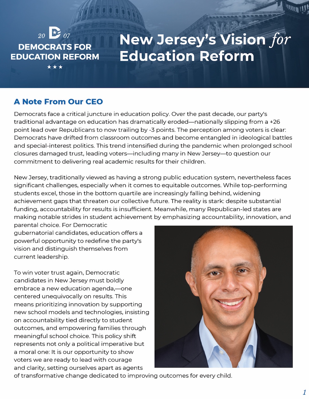 New Jersey Policy Memo