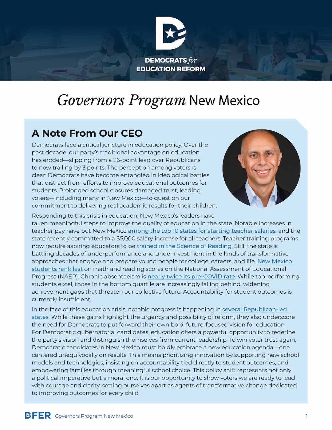 New Mexico Policy Memo